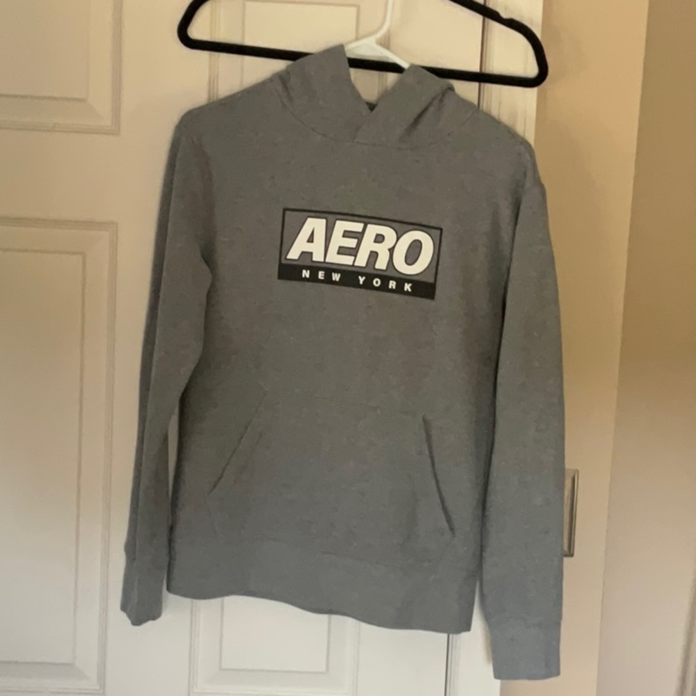 Aero New York Gray Hoodie